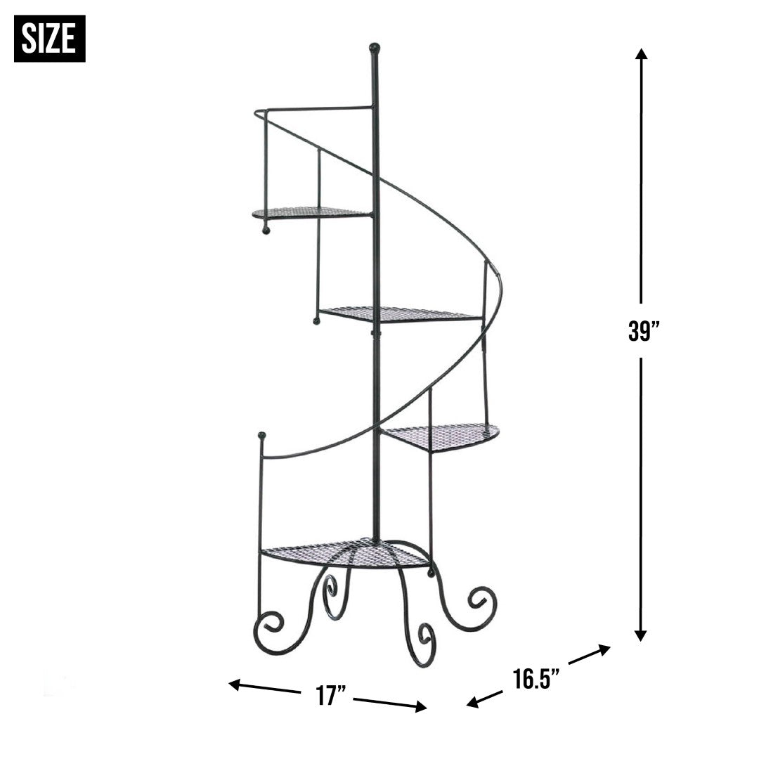 Spiral Showcase Plant Stand 