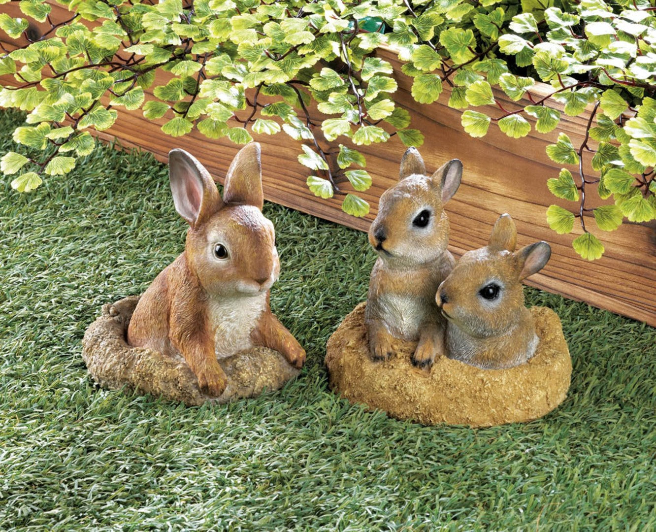 Curious Bunny Garden Decor 