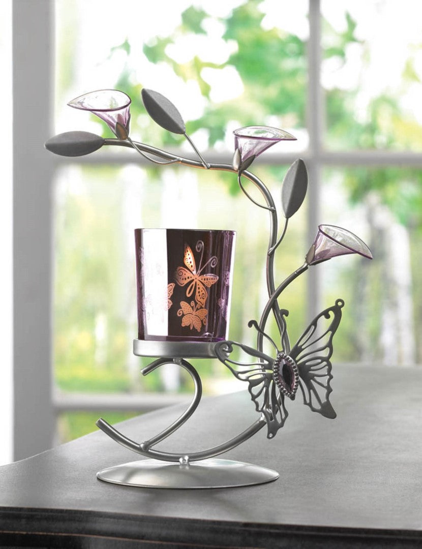 Butterfly Lily Candleholder 