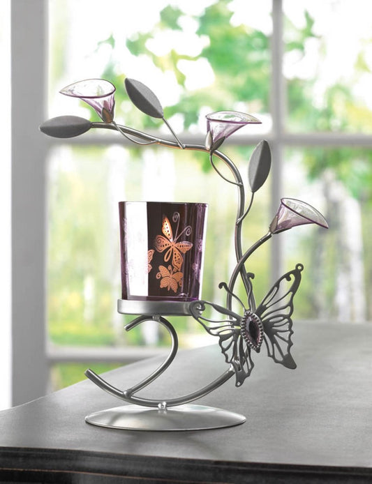 Butterfly Lily Candleholder 