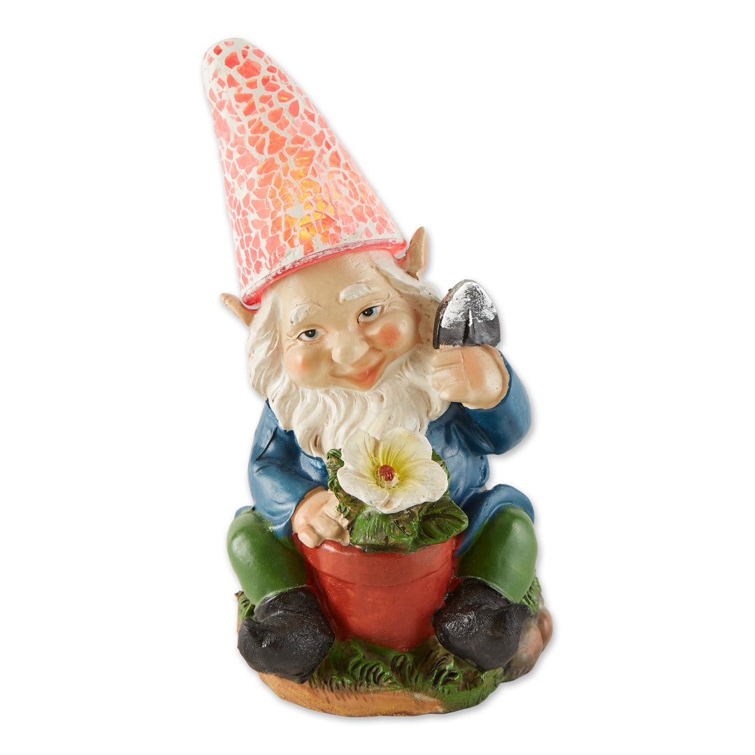 Gardening Gnome Solar Statue 