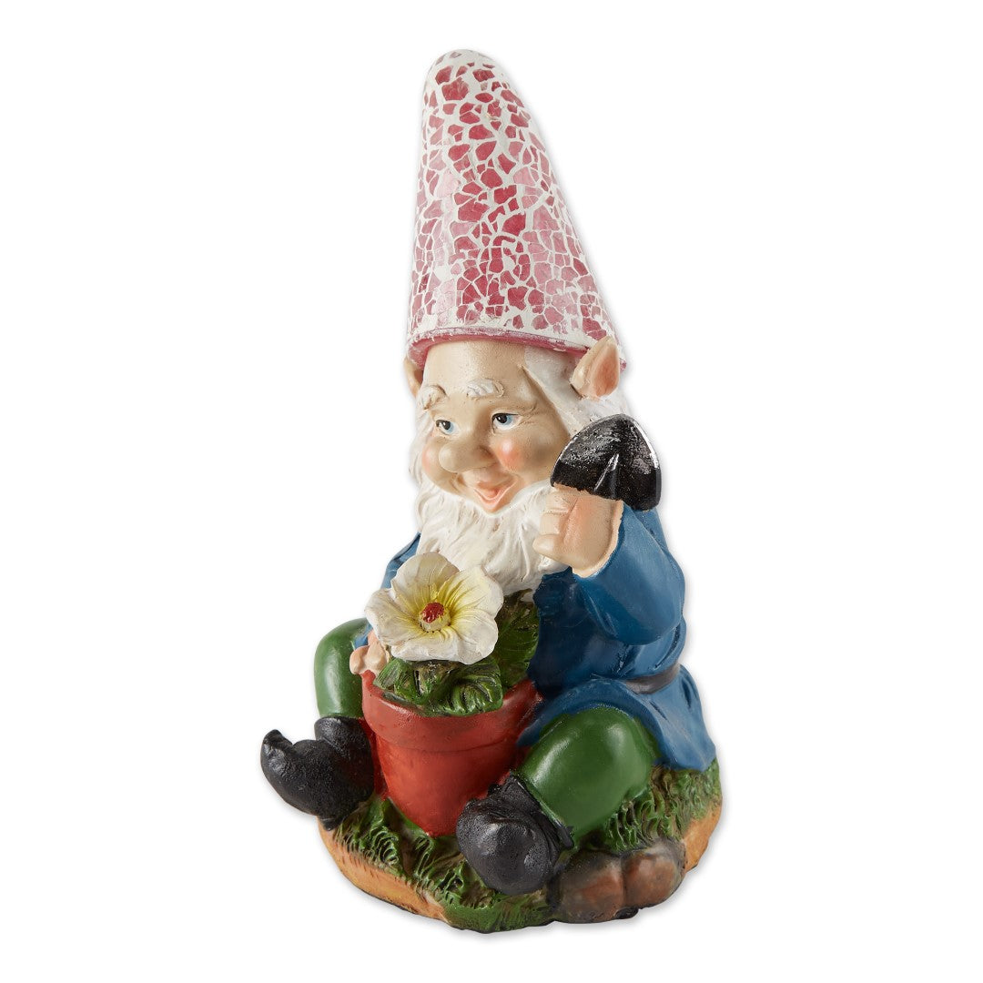 Gardening Gnome Solar Statue 