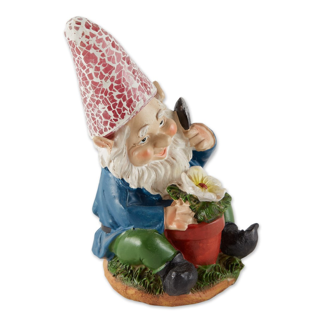 Gardening Gnome Solar Statue 