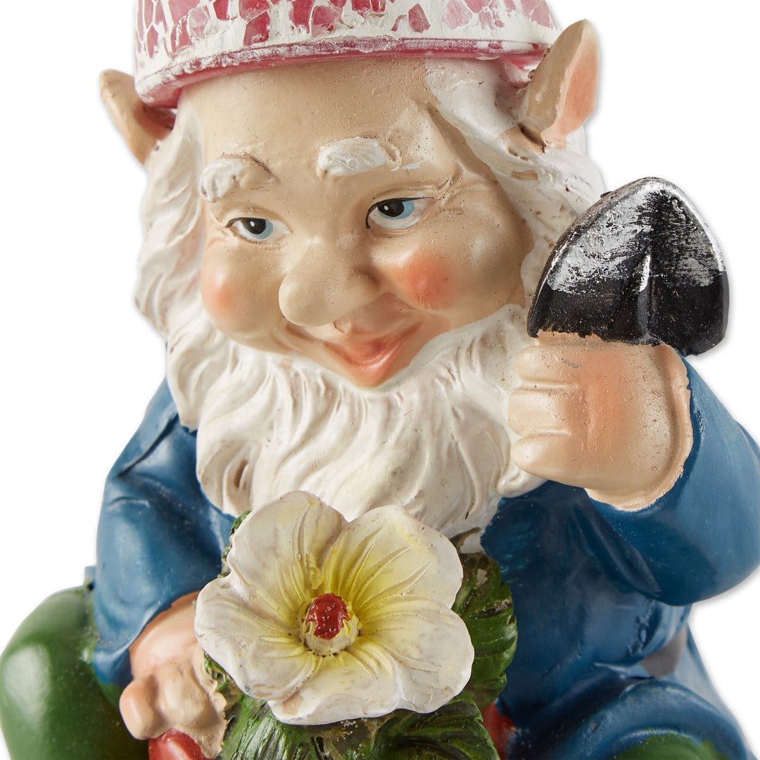 Gardening Gnome Solar Statue 