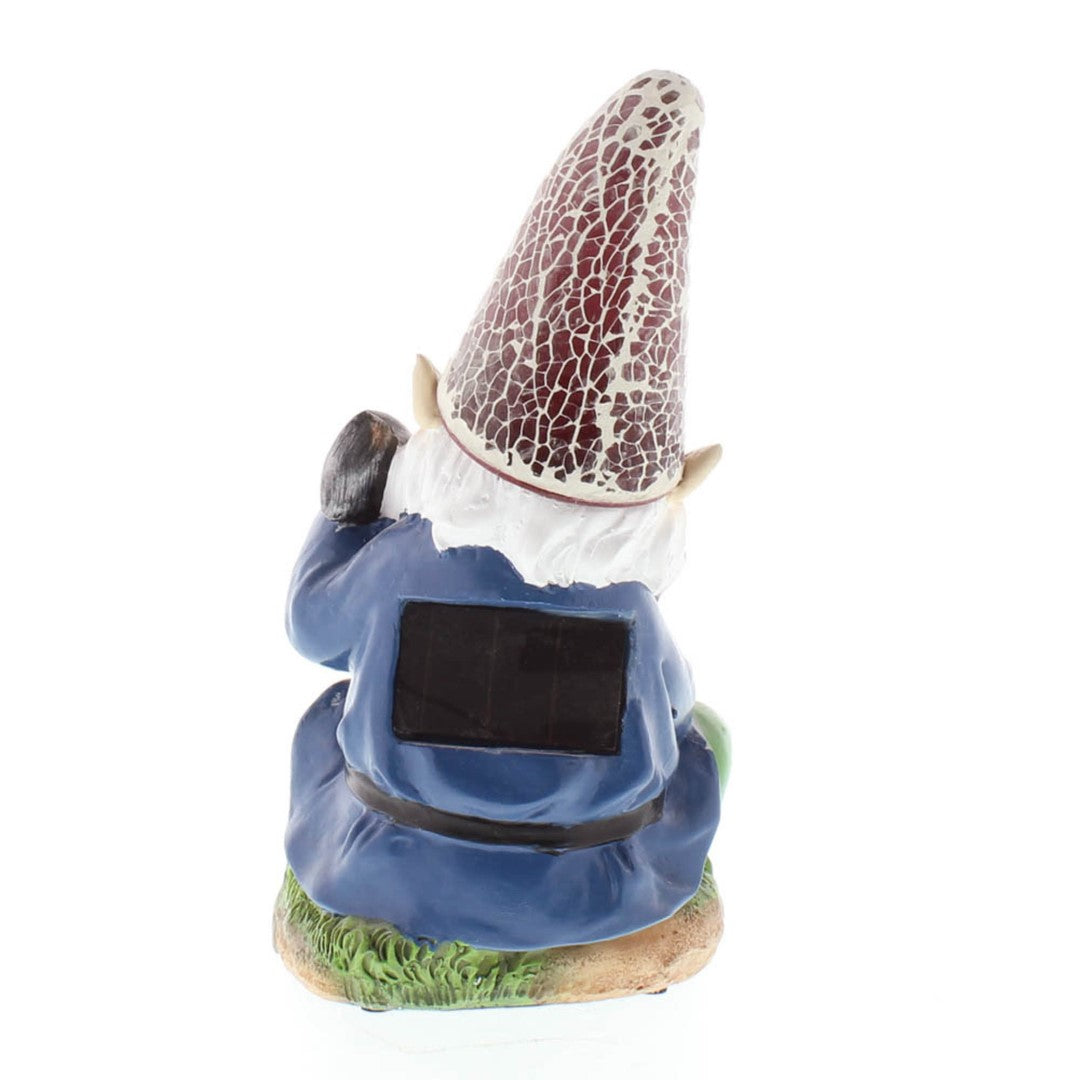 Gardening Gnome Solar Statue 