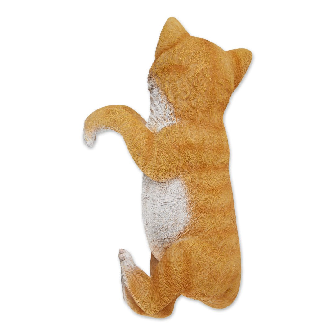 Climbing Cat Amber Decor 