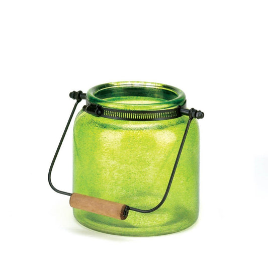 Green Jar Candle Lantern 