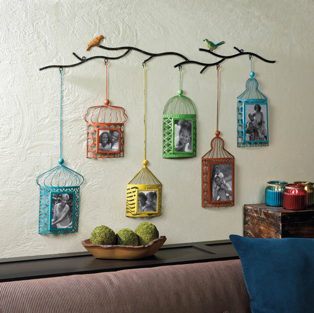 Birdcage Photo Frame Decor 