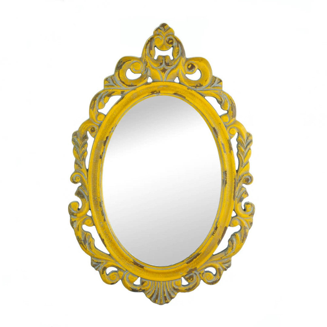 Vintage Hannah Yellow Mirror 