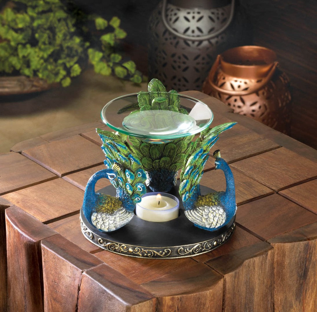 Peacock Plume Oil Warmer 