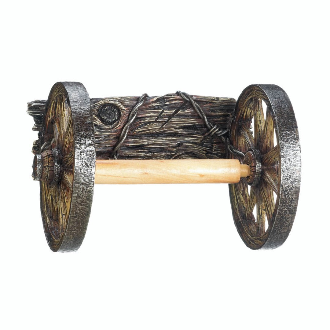 Wagon Wheel Toilet Paper Holder 