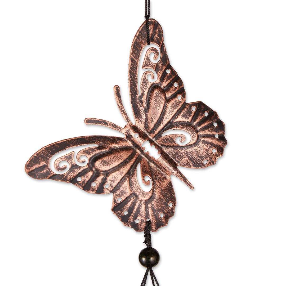 Butterfly And Heart Wind Chimes 