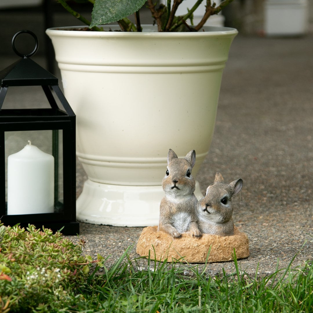 Peek-A-Boo Garden Bunnies Decor 