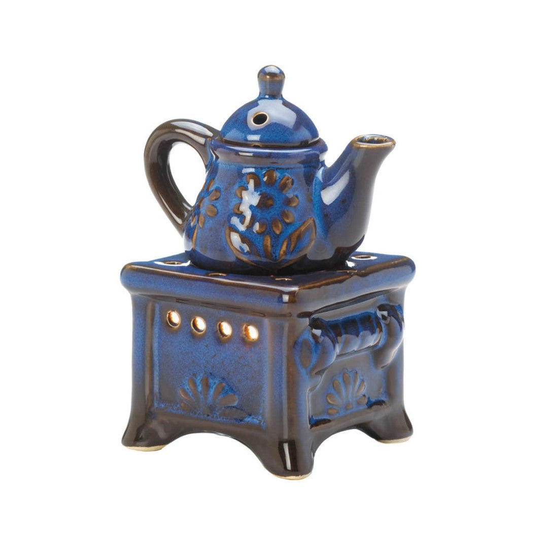 Blue Teapot Stove Oil Warmer 