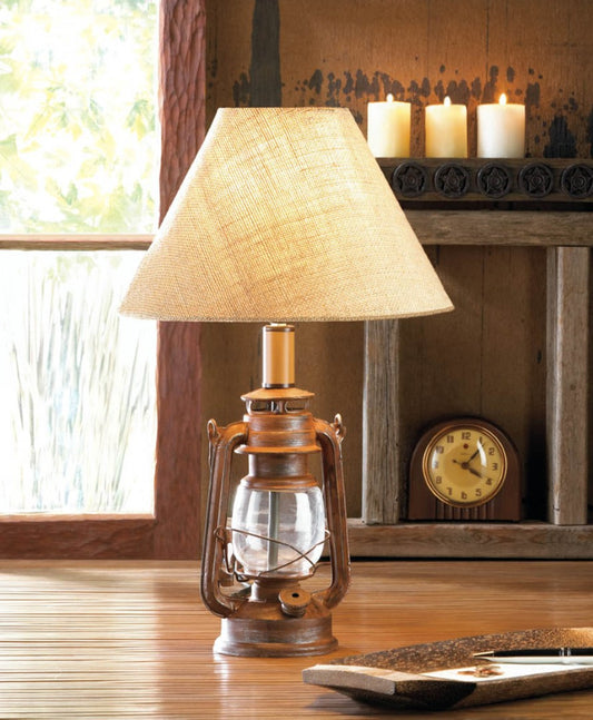 Vintage Camping Lantern Table Lamp 