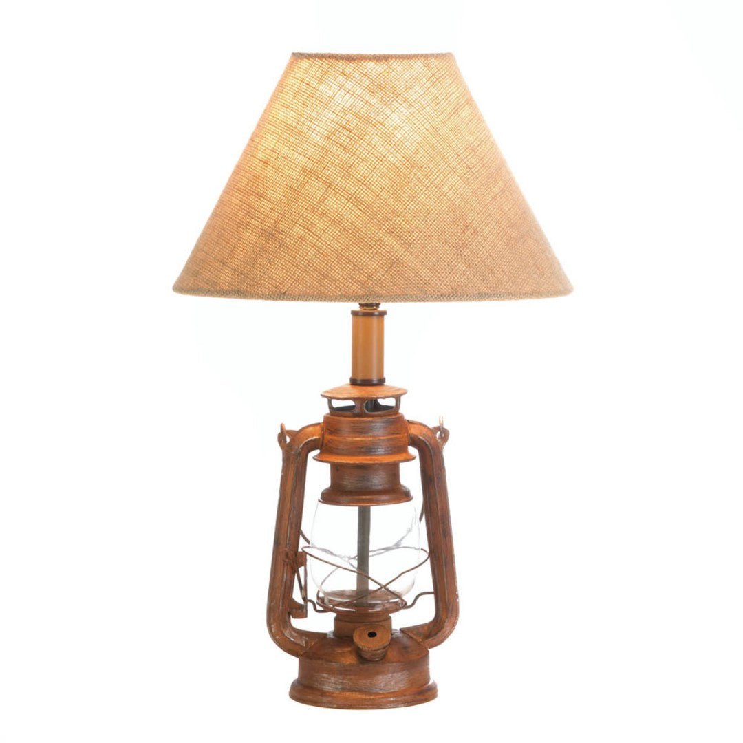 Vintage Camping Lantern Table Lamp 