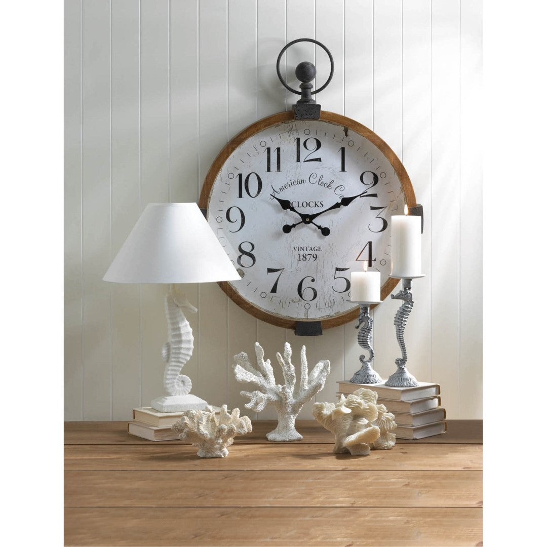 White Seahorse Table Lamp 