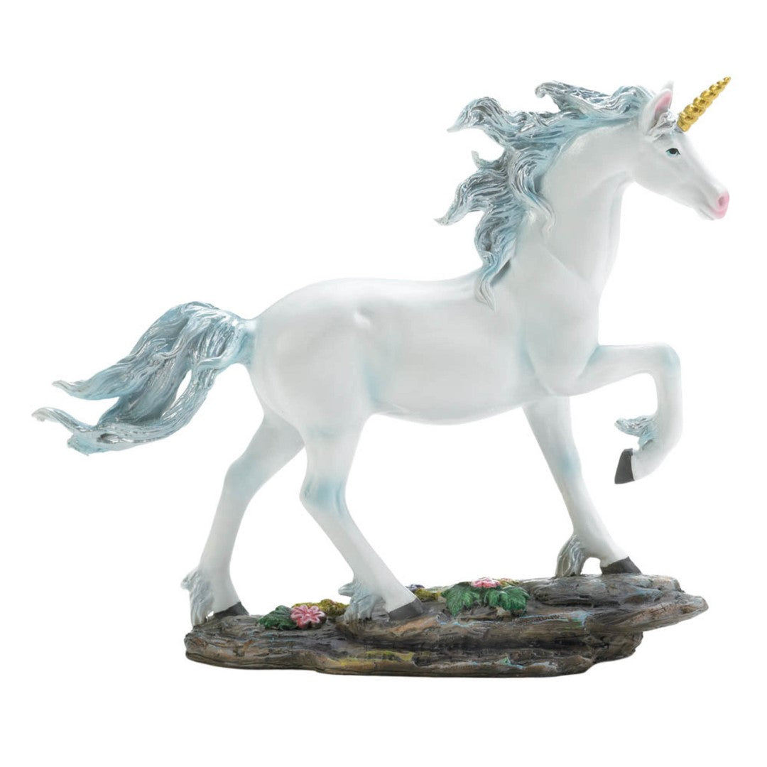 White Unicorn Figurine 