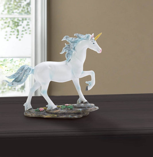 White Unicorn Figurine 