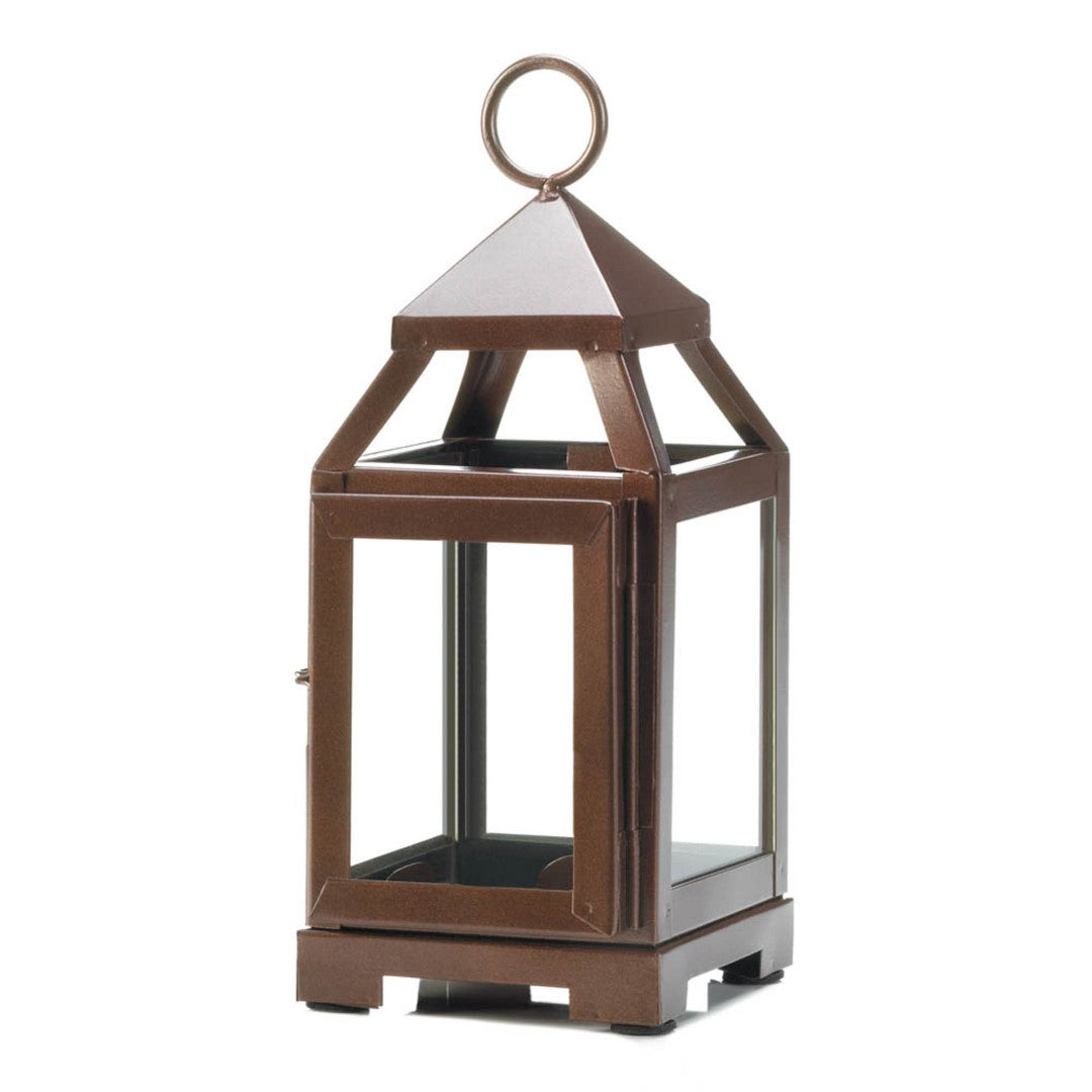 Copper Mini Contemporary Lantern 