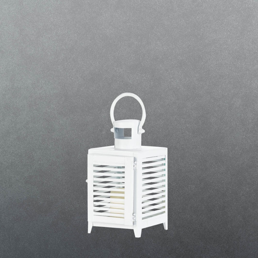 Small White Horizon Lantern 