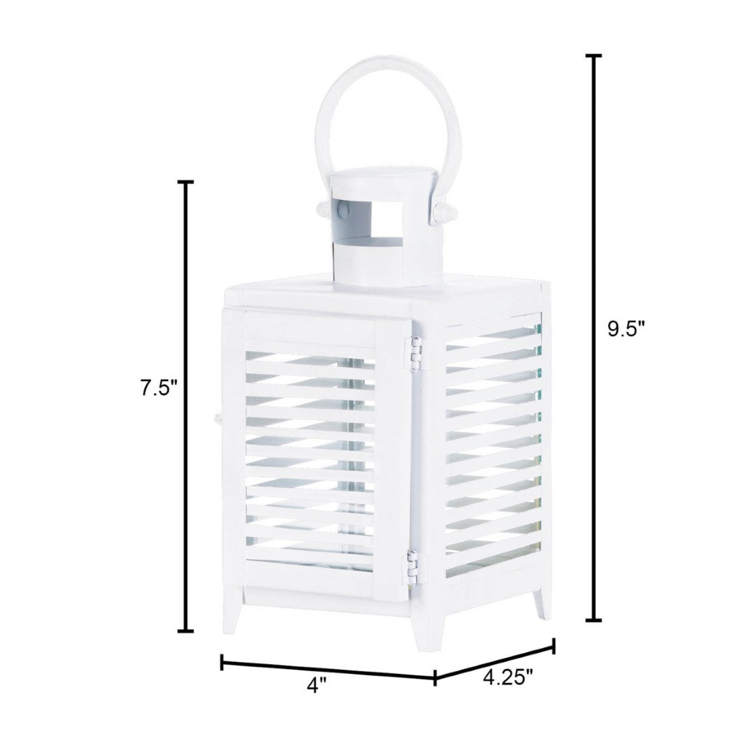 Small White Horizon Lantern 