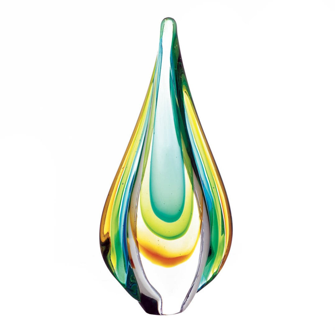 Art Glass Water Drop Statue 