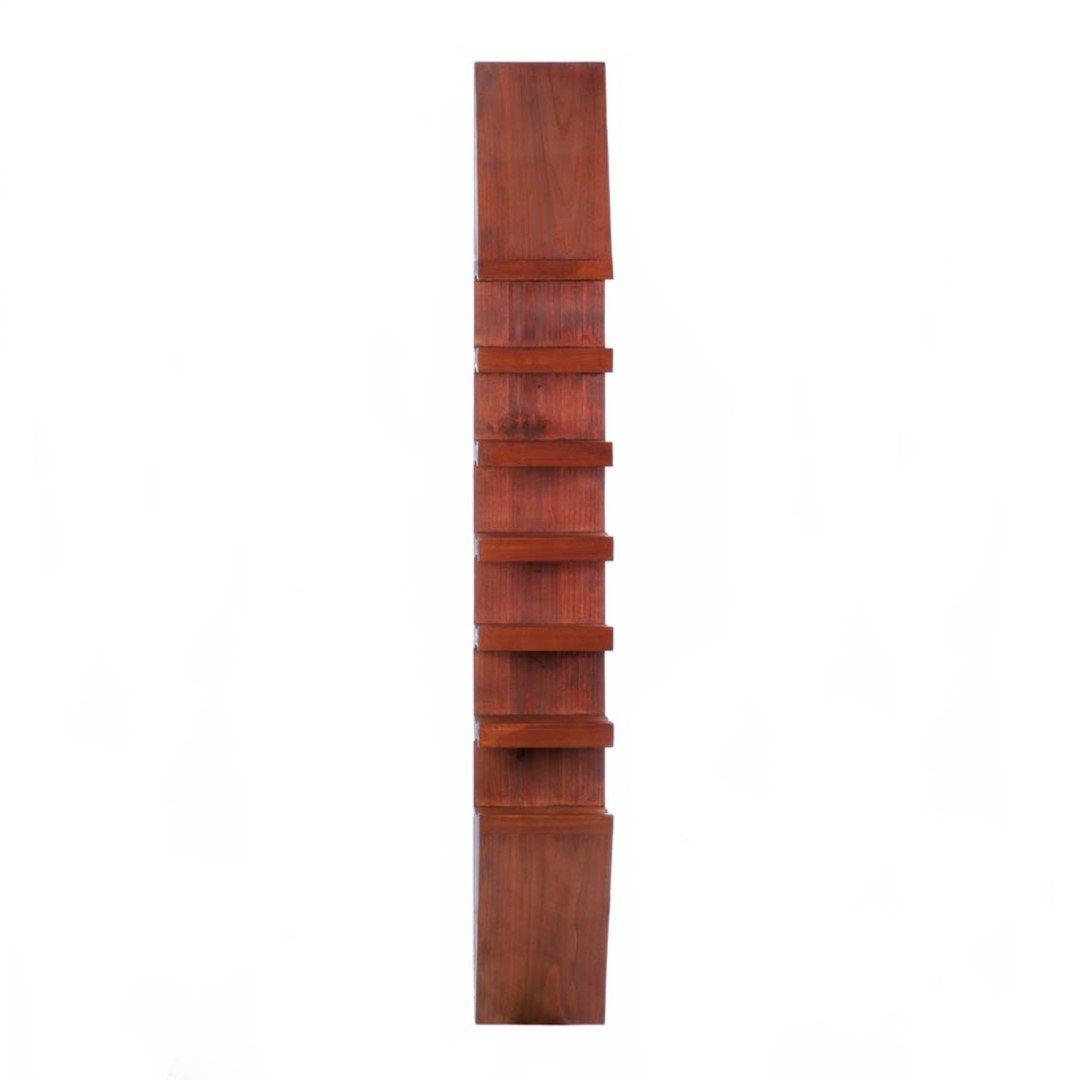 Sleek Wooden Wall Rack 