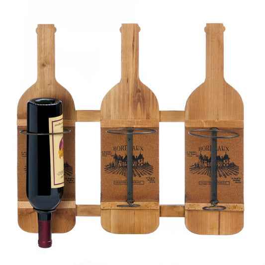 Bordeaux Wooden Bottle Holder 