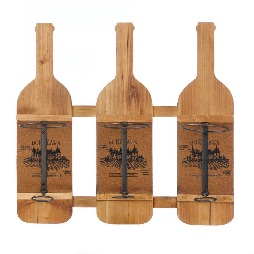 Bordeaux Wooden Bottle Holder 