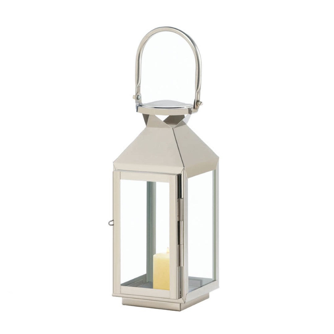 Small Manhattan Stainless Steel Lantern 