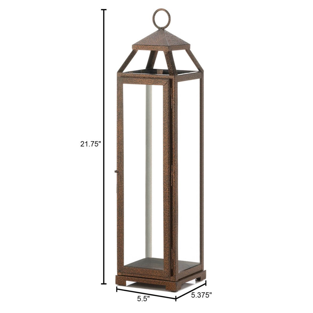 Extra Tall Copper Lantern 