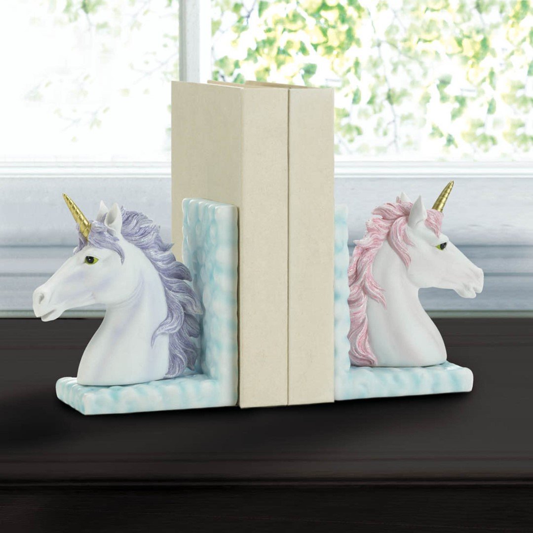 Magical Unicorn Bookends 