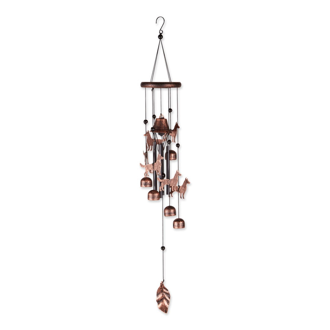 26 Bronze Dogs Wind Chimes