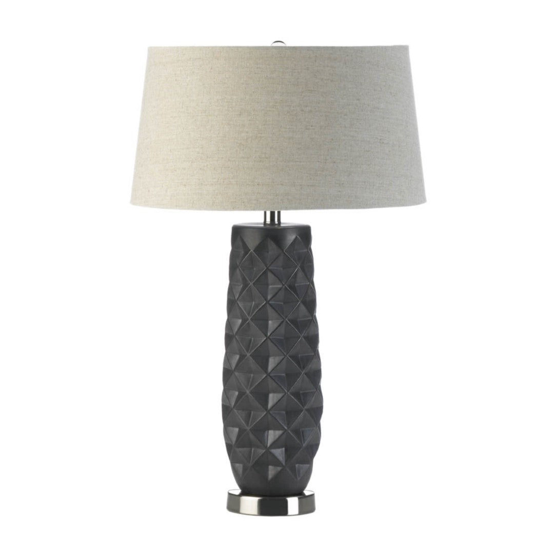 Tao Charcoal Prism Table Lamp 