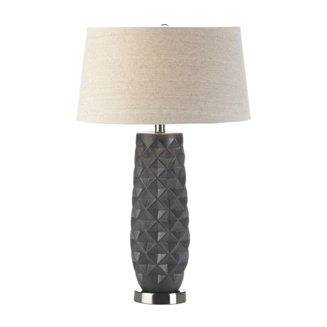 Tao Charcoal Prism Table Lamp 