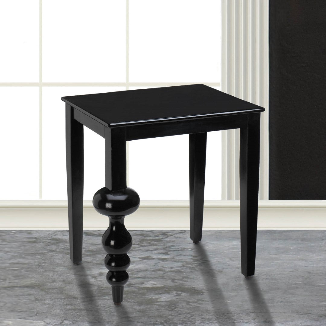 Milan Black Accent Table 