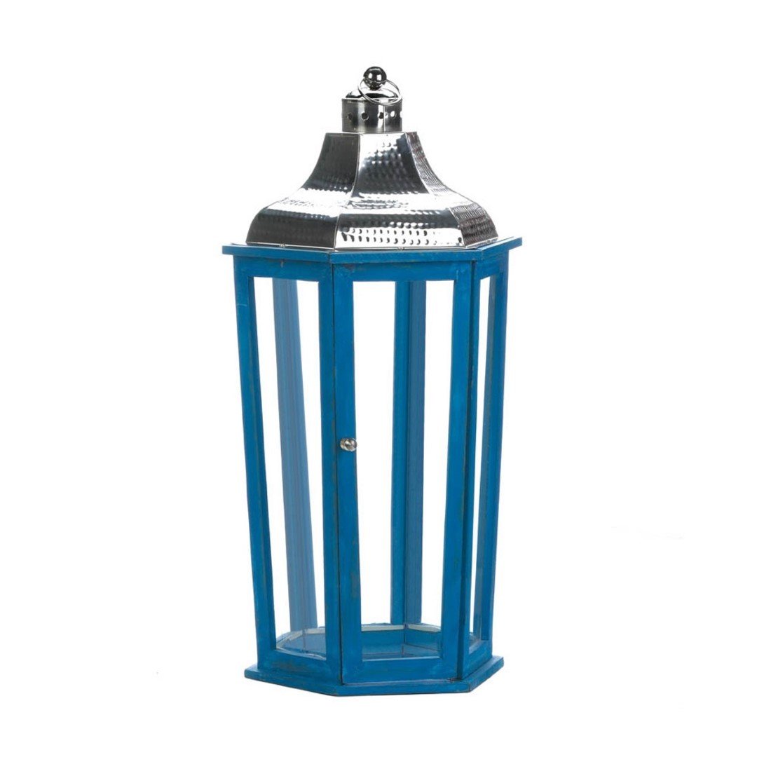 Azul Beach Large Lantern 