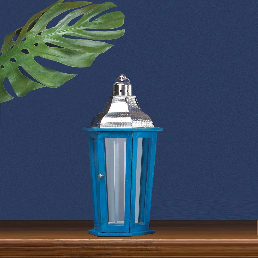 Azul Beach Medium Lantern 