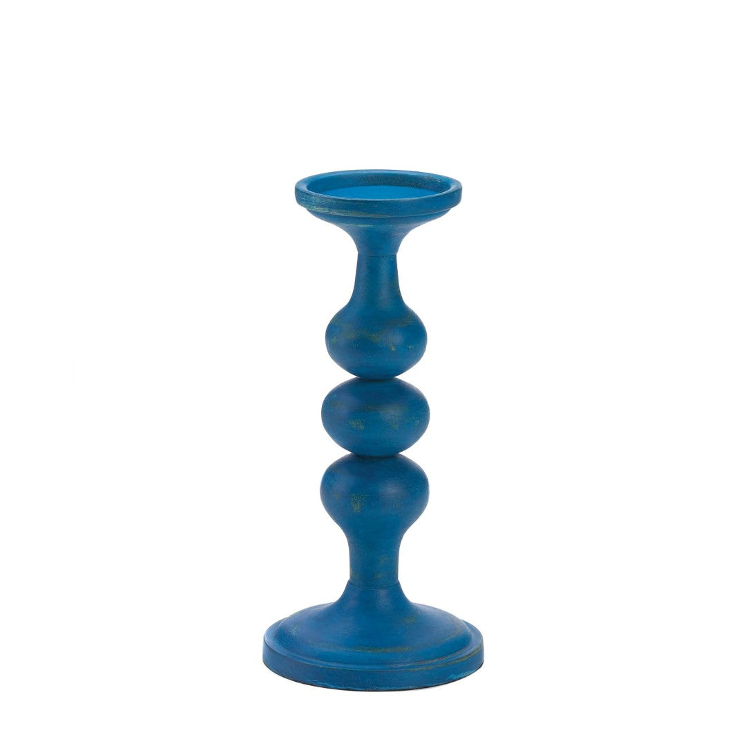 Carmona Blue Artisan Candleholder 