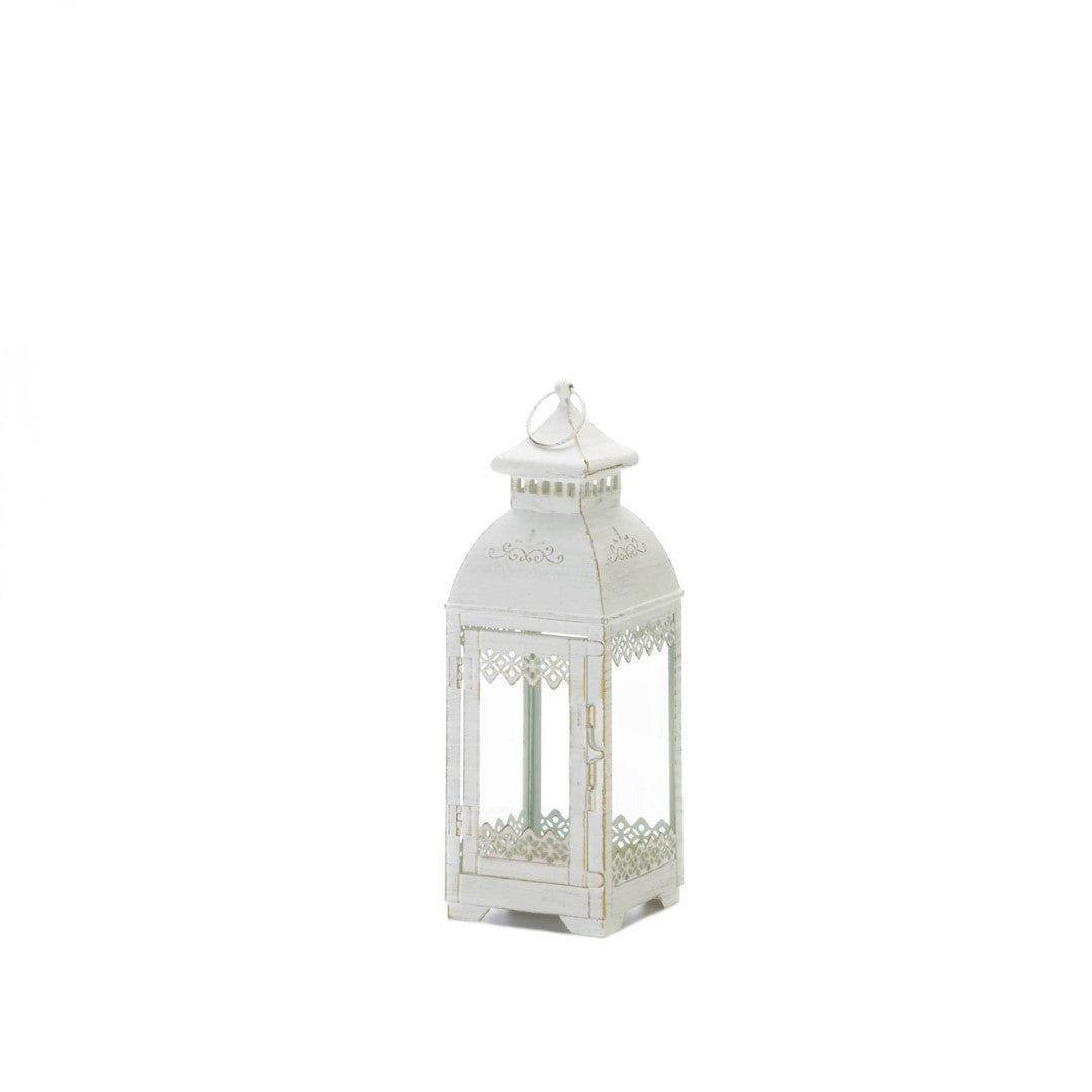 White Lace Victorian Style Lantern 