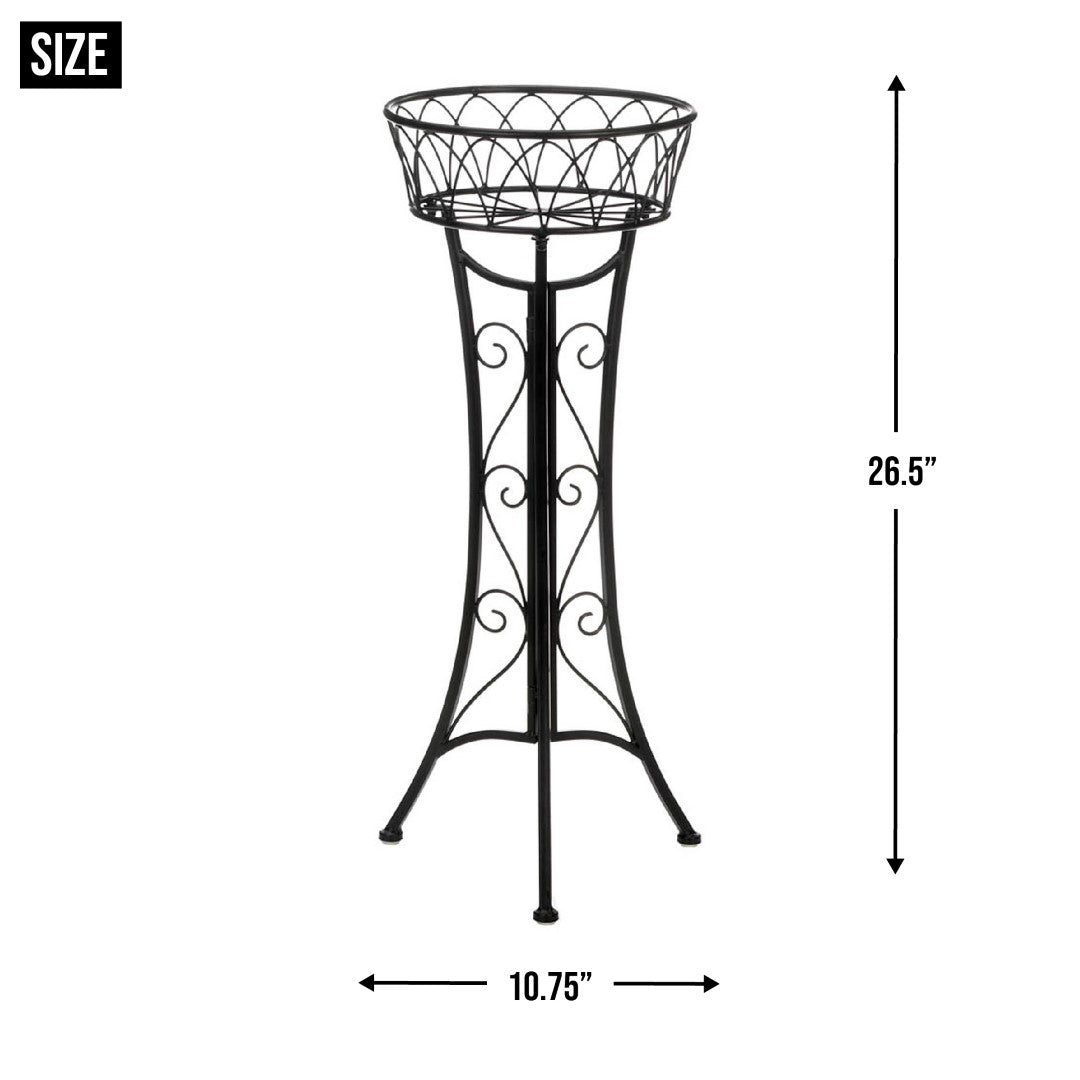 Curlicue Single Plant Stand 