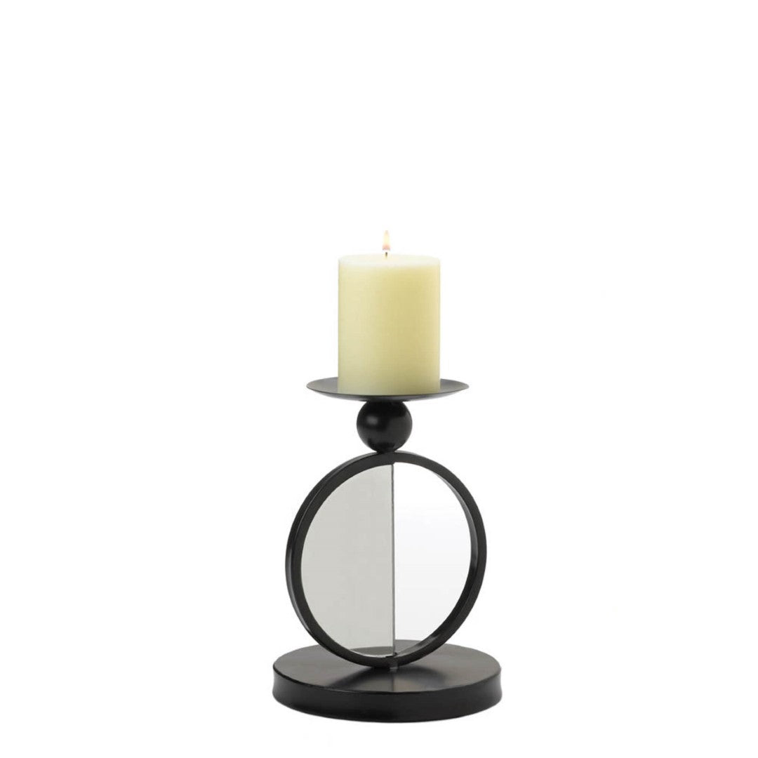 Single Mirrored Candleholder 