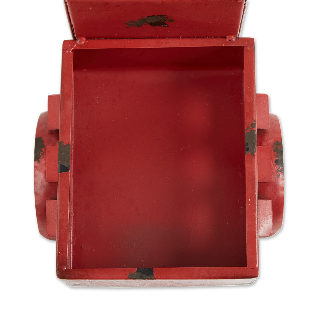 Red Truck Solar Light Planter 