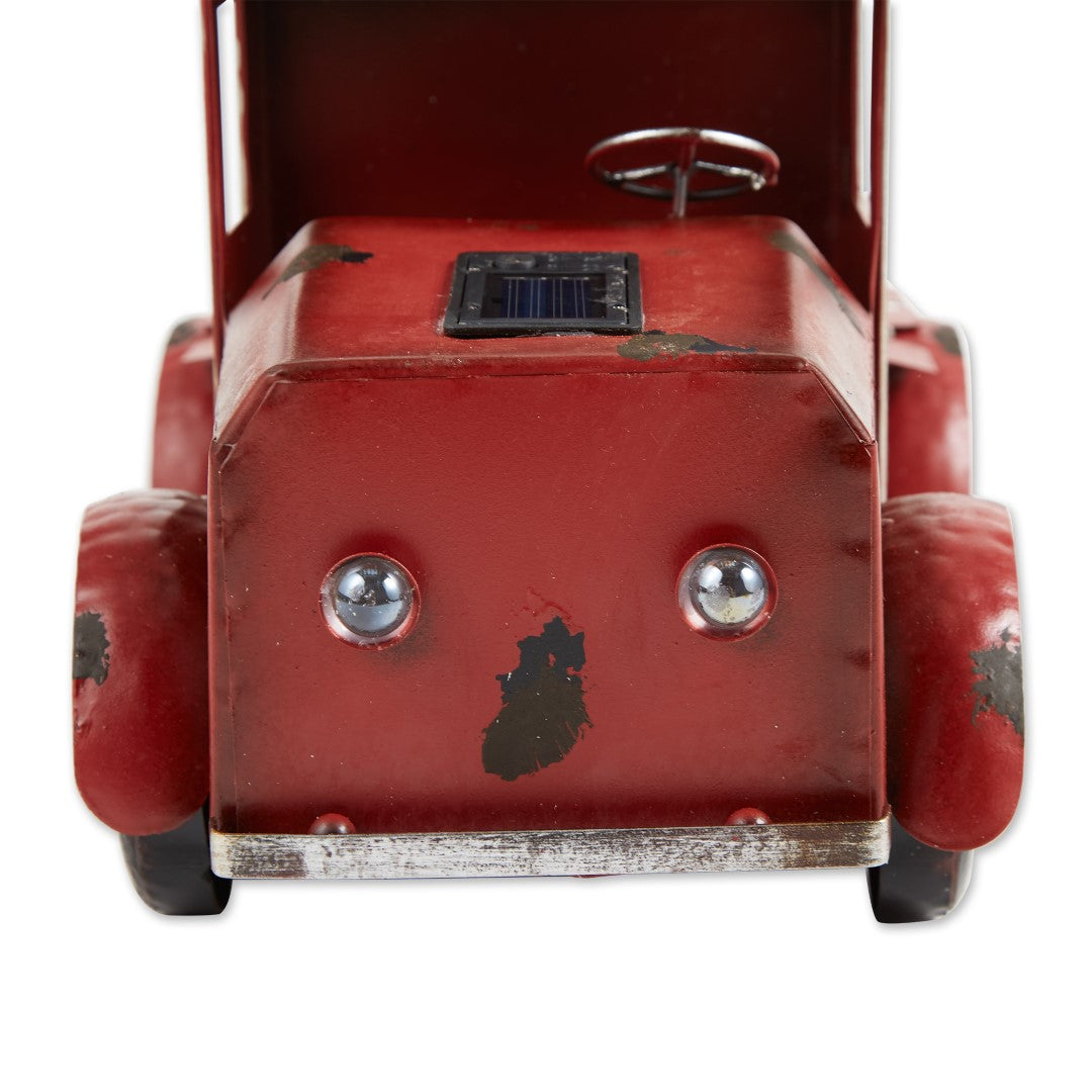 Red Truck Solar Light Planter 