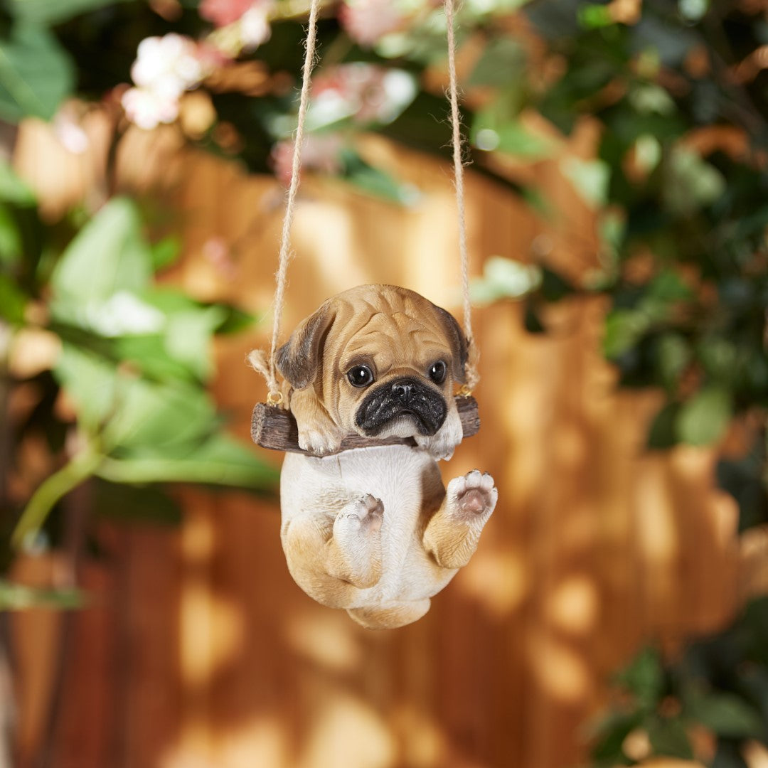 Swinging Pug Decor 