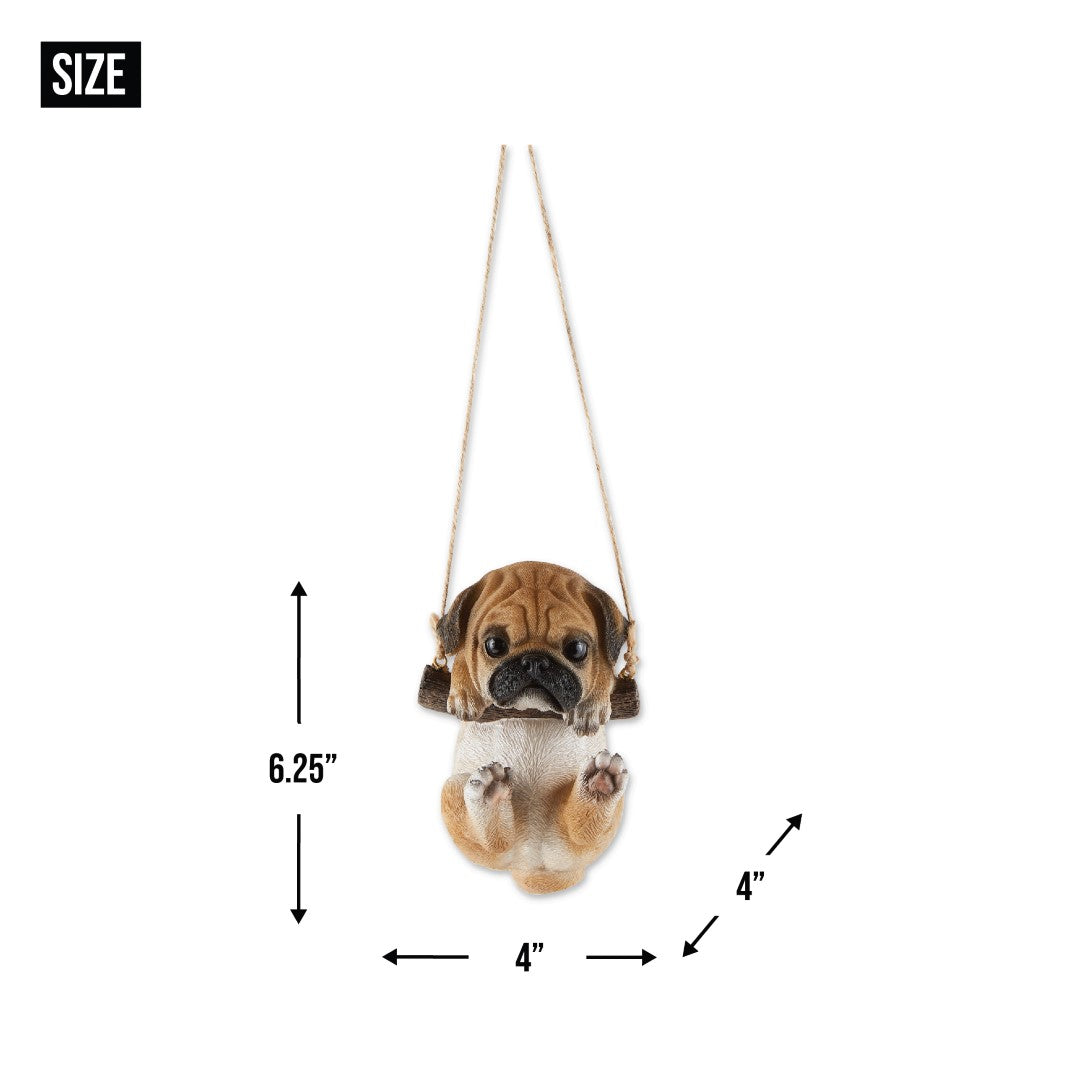 Swinging Pug Decor 