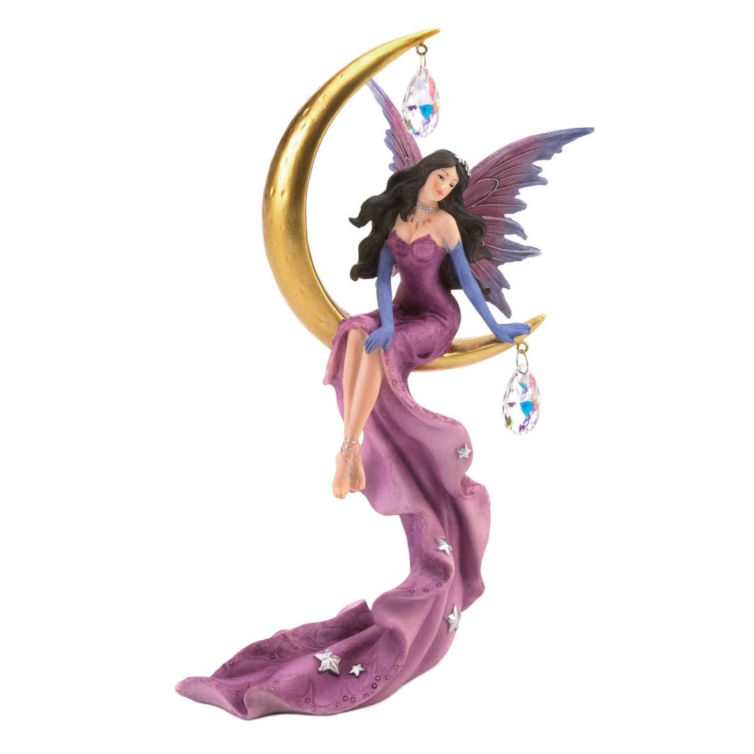 Fairy On Moon Figurine 