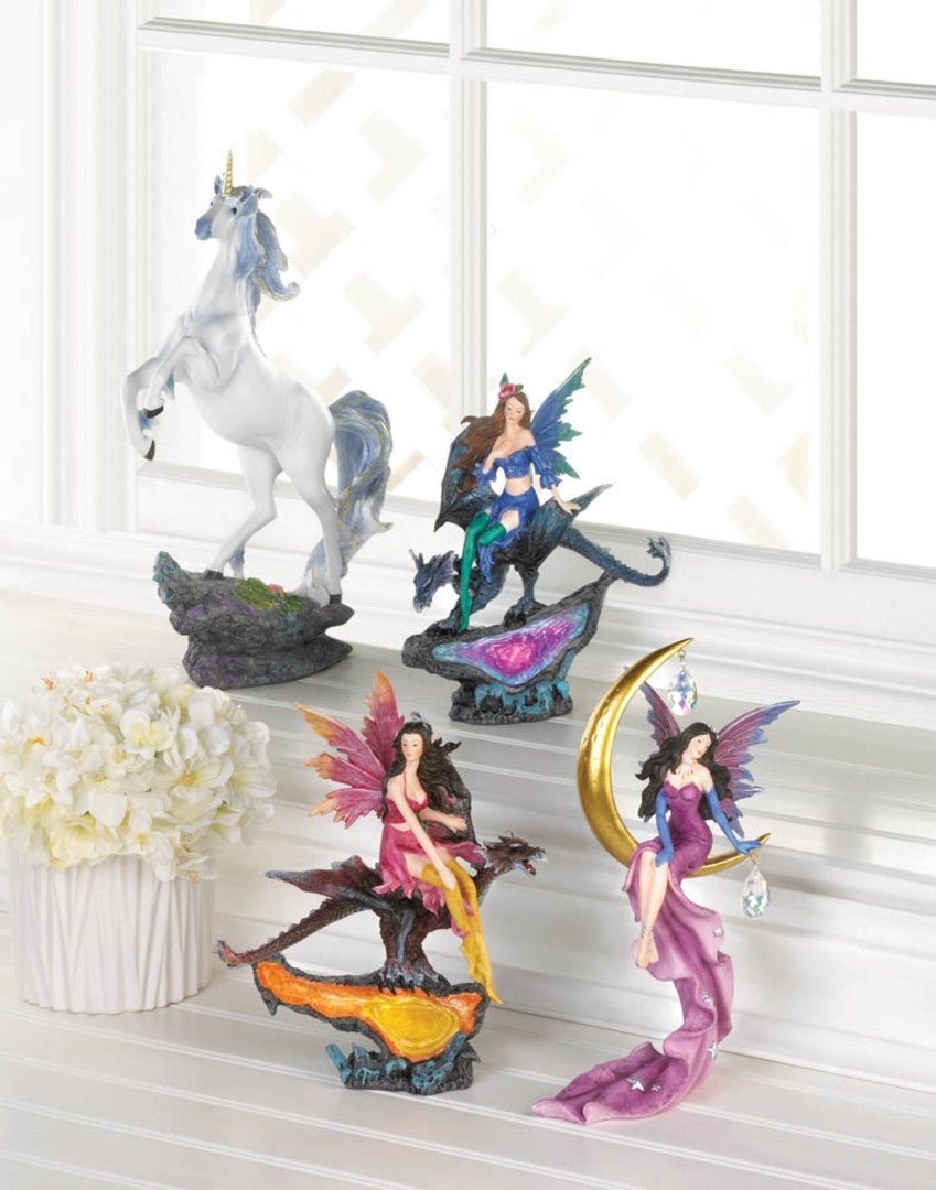 Fairy On Moon Figurine 