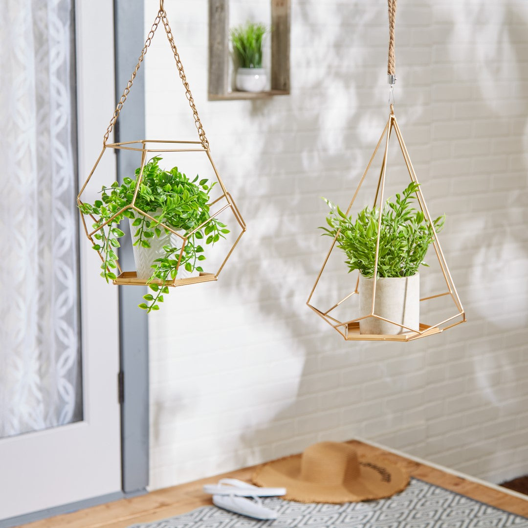 Hanging Geometric Plant Holder 